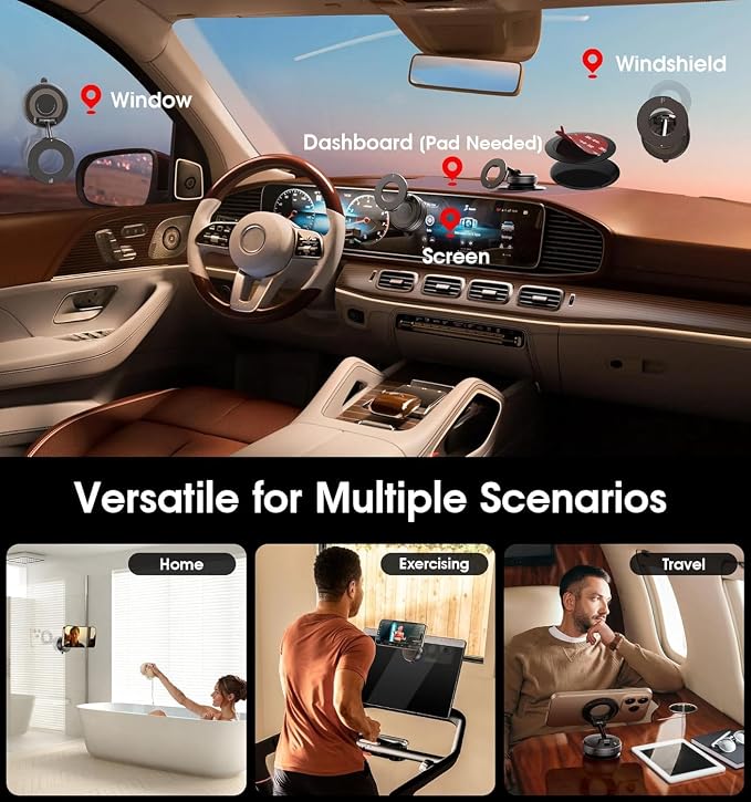 360° Magnetic Suction Phone Holder