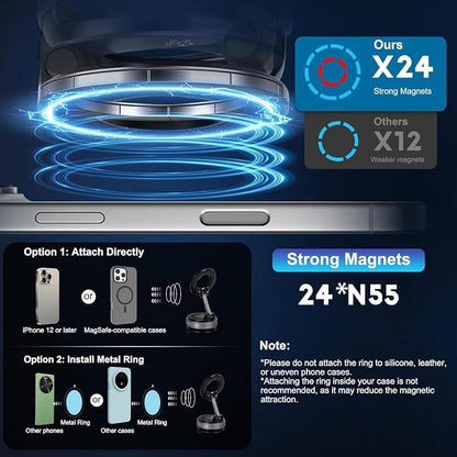 360° Magnetic Suction Phone Holder